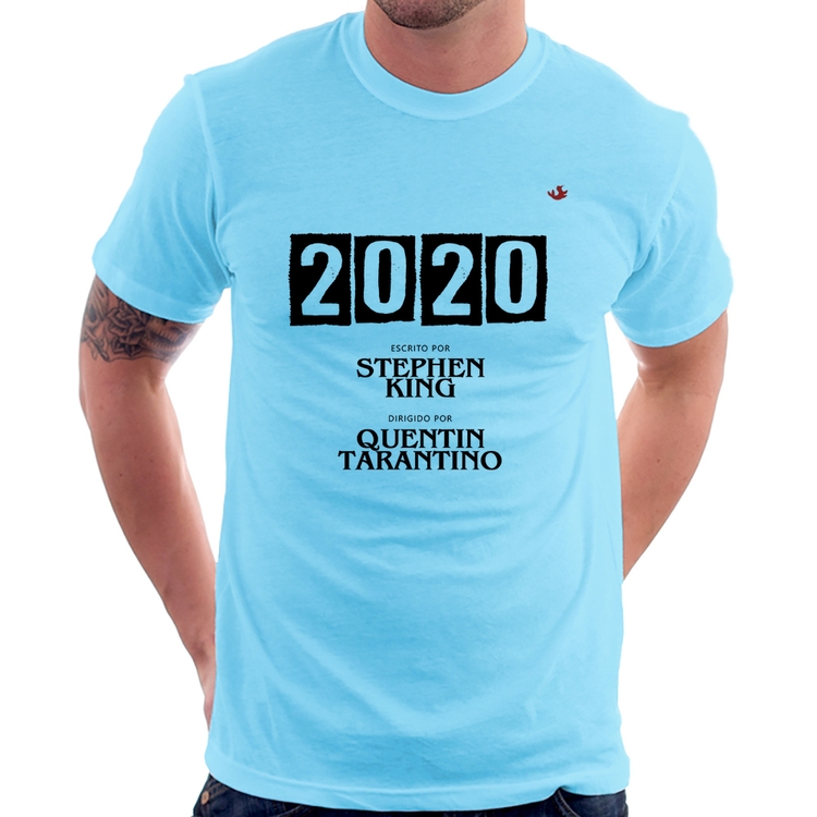 Camiseta 2020 o Filme - Azul Bebê