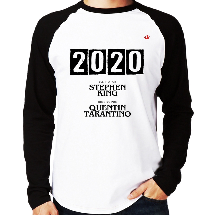 Camiseta Raglan 2020 o Filme Manga Longa