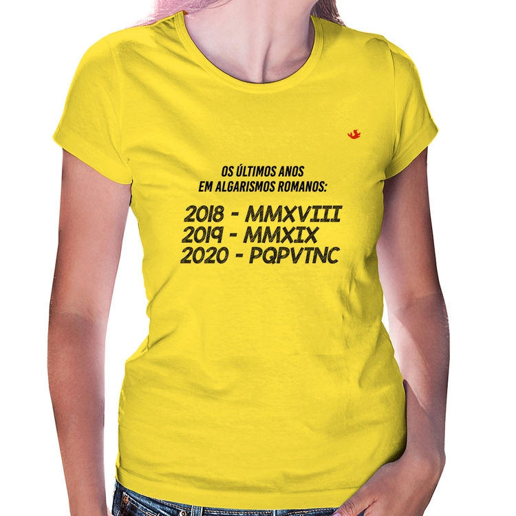 Baby Look 2020 PQPVTNC - Amarela