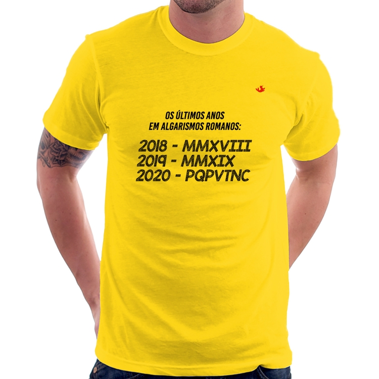 Camiseta 2020 PQPVTNC - Amarela