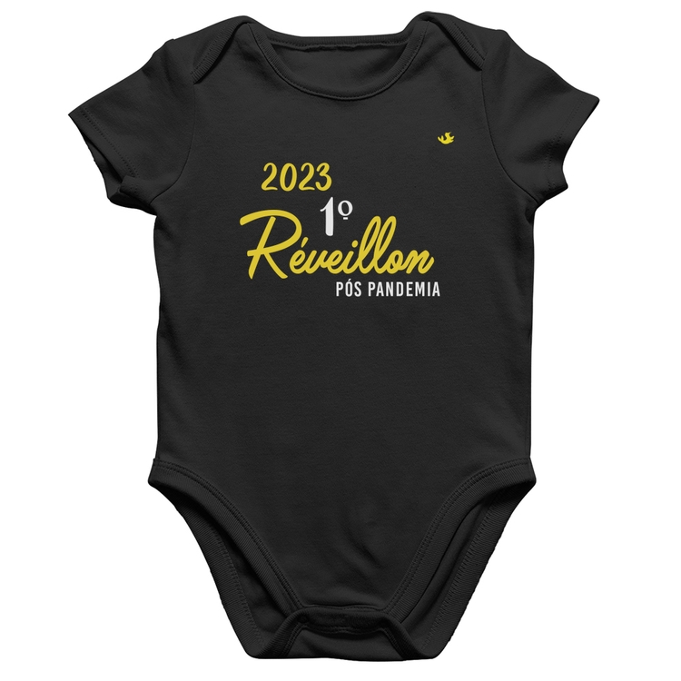Body Bebê Algodão 2023 1º Réveillon Pós Pandemia