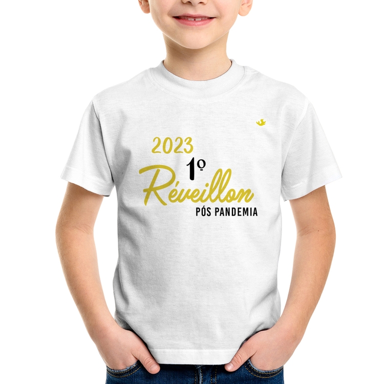 Camiseta Infantil 2023 1º Réveillon Pós Pandemia