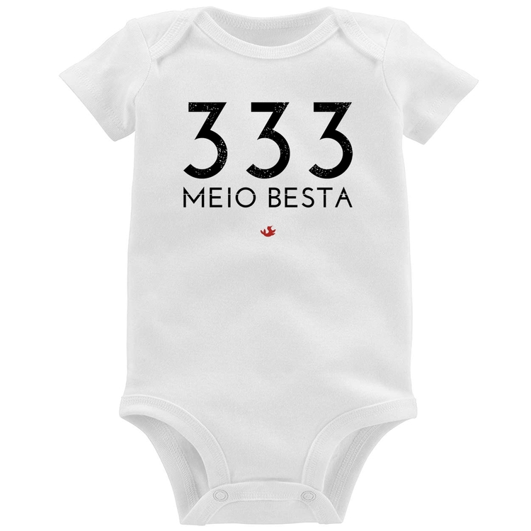 Body Bebê 333 Meio Besta