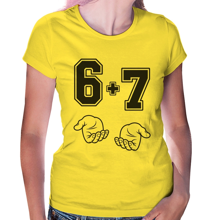 Baby Look 6 + 7 Six Seven PT 13 - Amarela