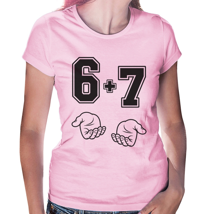 Baby Look 6 + 7 Six Seven PT 13 - Rosa Bebê