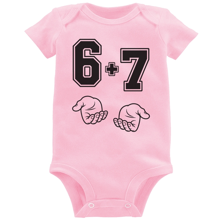 Body Bebê 6 + 7 Six Seven PT 13 - Rosa Bebê