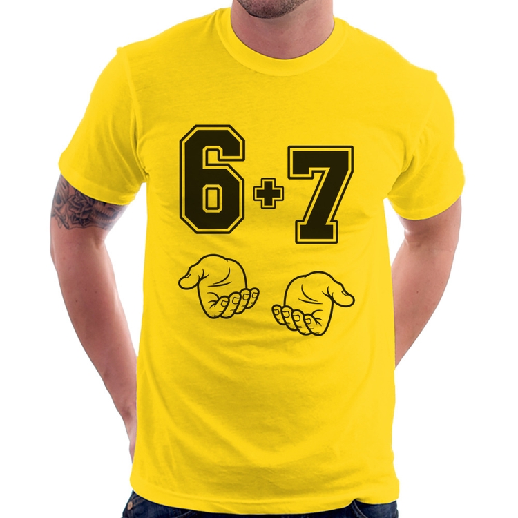Camiseta 6 + 7 Six Seven PT 13 - Amarela