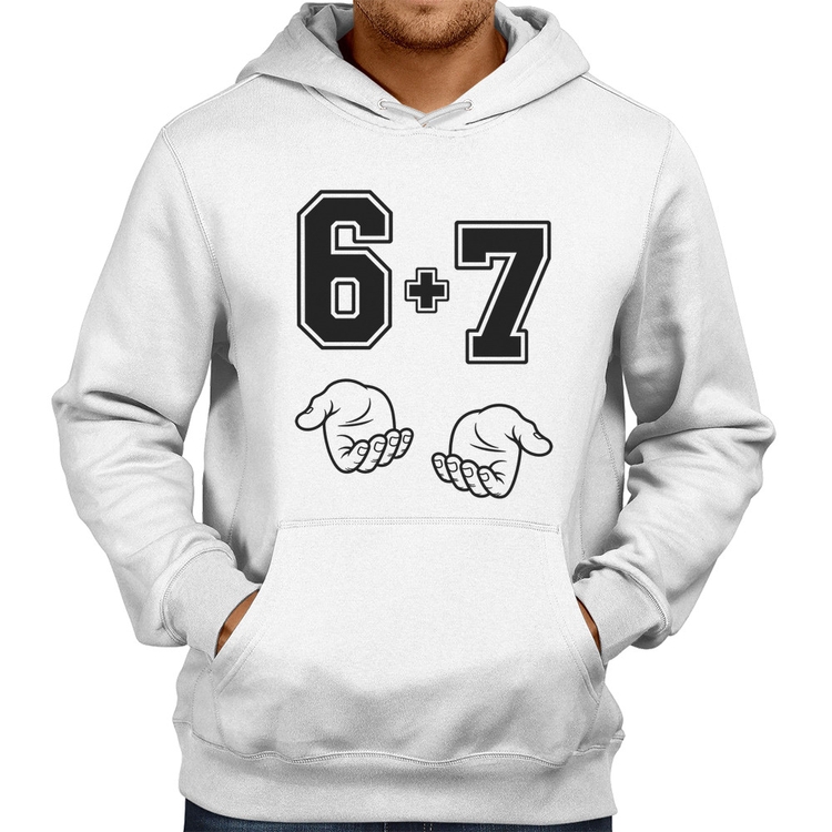 Moletom 6 + 7 Six Seven PT 13 - Branco