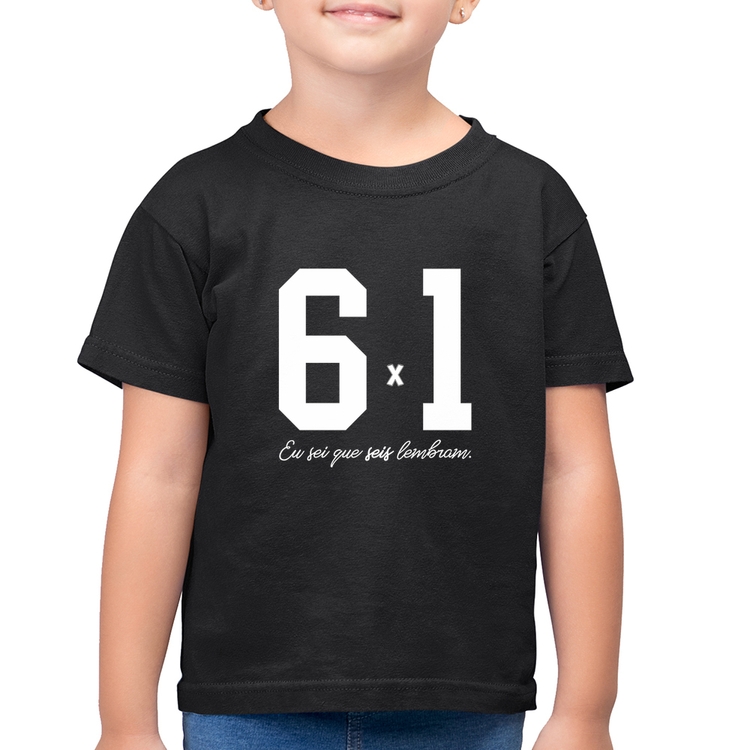 Camiseta Algodão Infantil 6x1