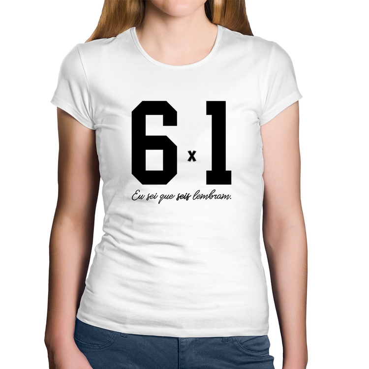 Baby Look Algodão 6x1 - Branca