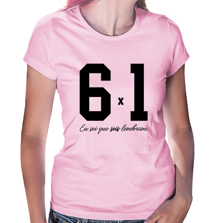 Baby Look 6x1 - Rosa Bebê