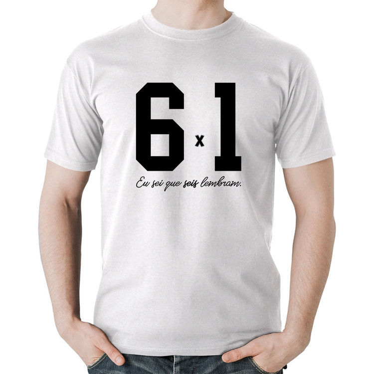Camiseta Algodão 6x1 - Branca