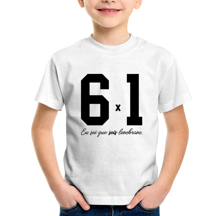 Camiseta Infantil 6x1