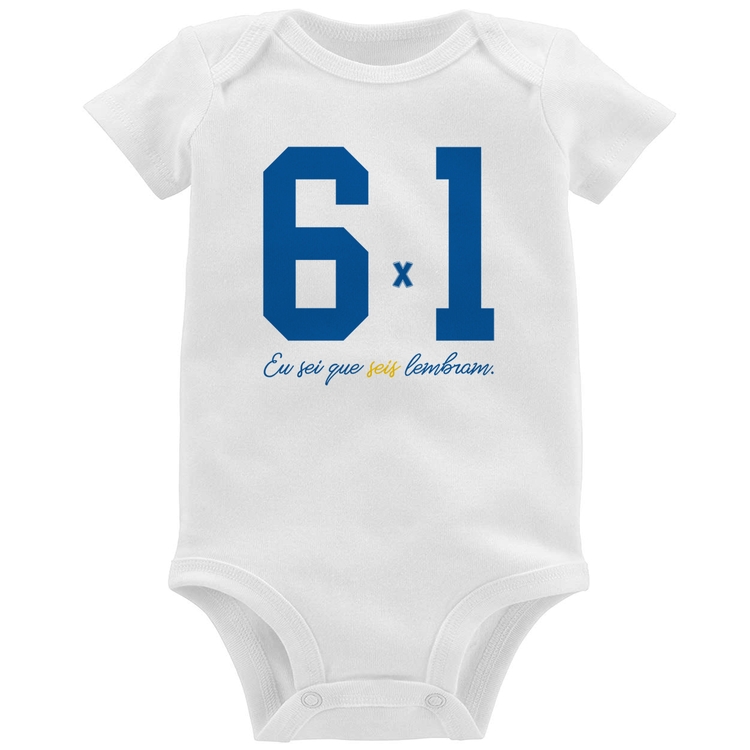 Body Bebê 6x1 Eu sei que seis lembram