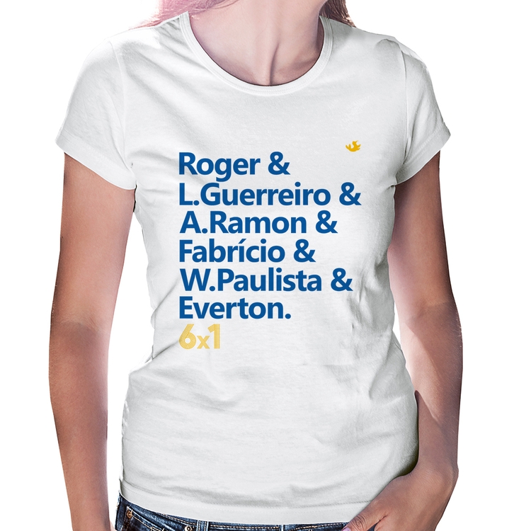 Baby Look 6x1 Gols