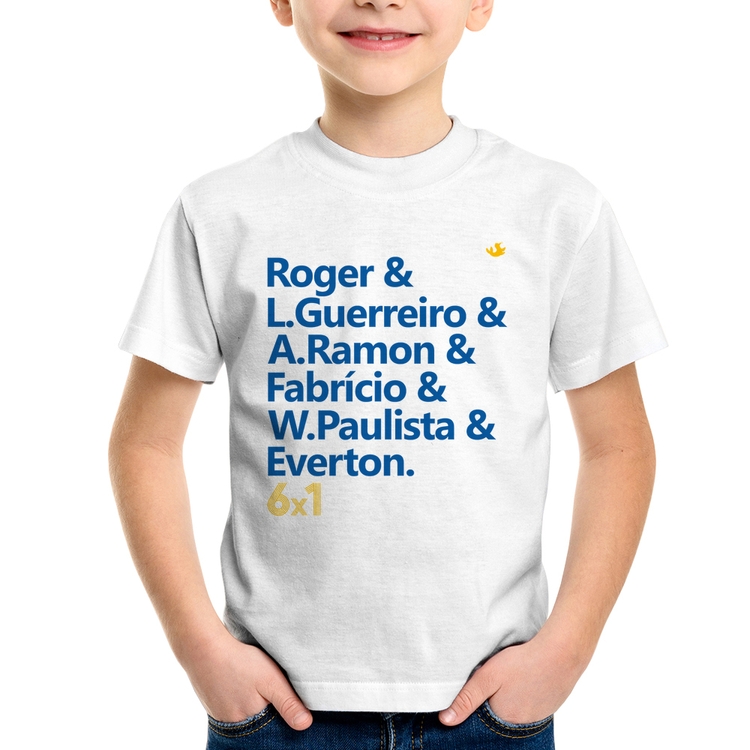 Camiseta Infantil 6x1 Gols