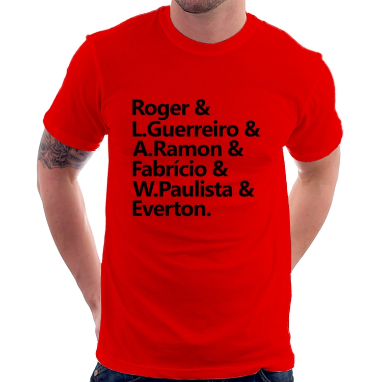 Camiseta 6x1 Gols - Vermelha