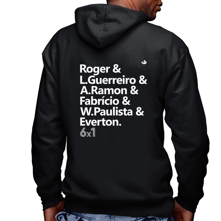 Blusa Moletom 6x1 Gols Masculina com Capuz e Zíper
