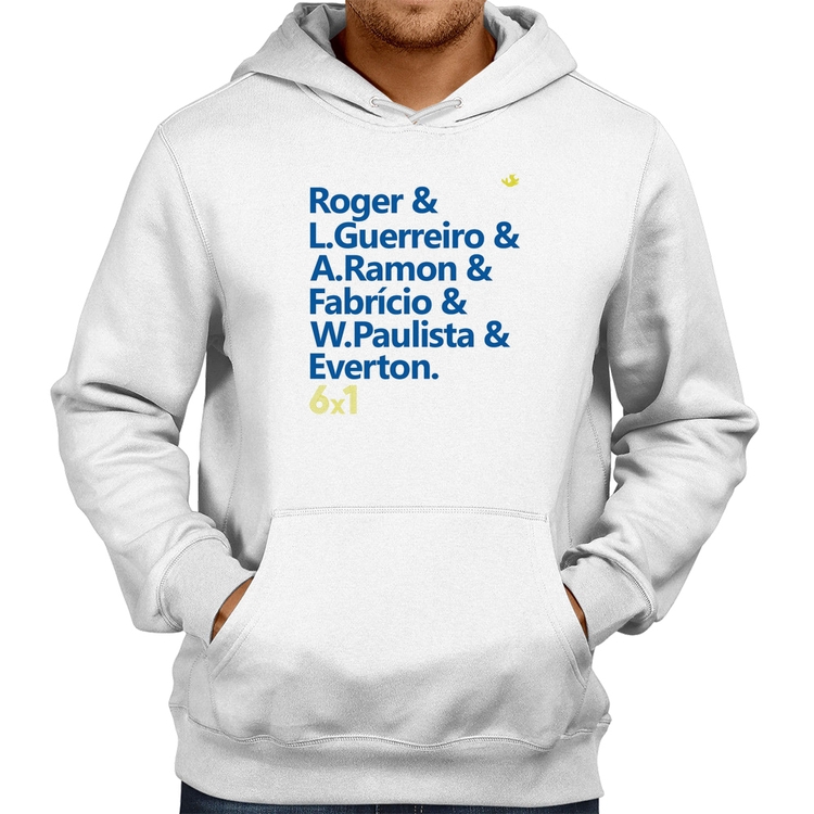 Moletom 6x1 Gols - Branco