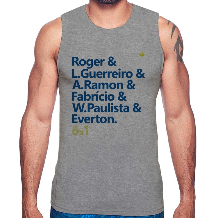 Regata 6x1 Gols - Cinza