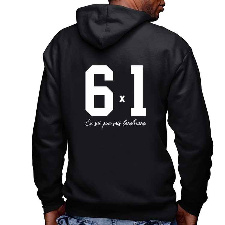 Blusa Moletom 6x1 Masculina com Capuz e Zíper
