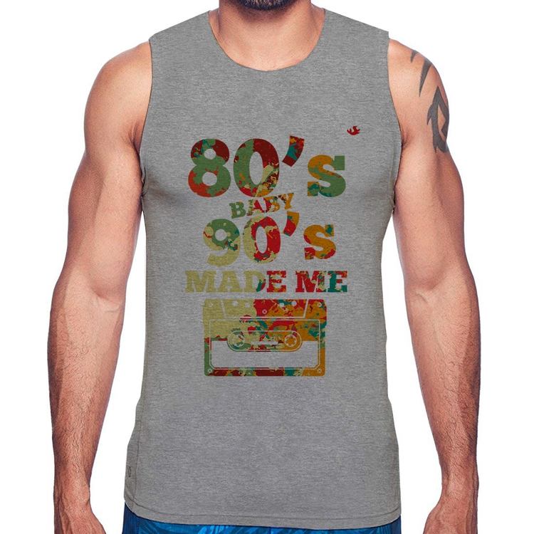 Regata 80's Baby 90's made me - Cinza