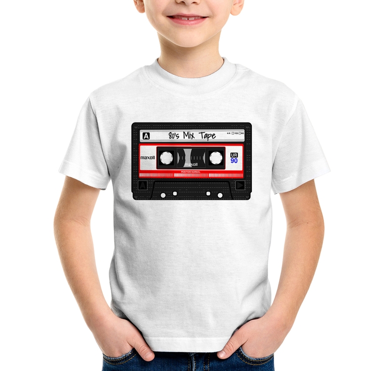 Camiseta Infantil 80's Mix Tape