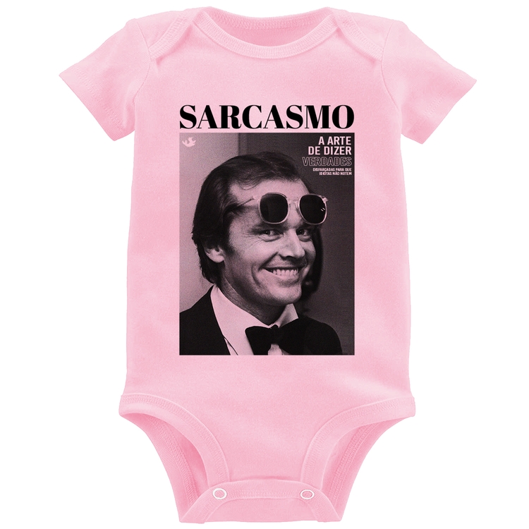 Body Bebê A arte do sarcasmo - Rosa Bebê
