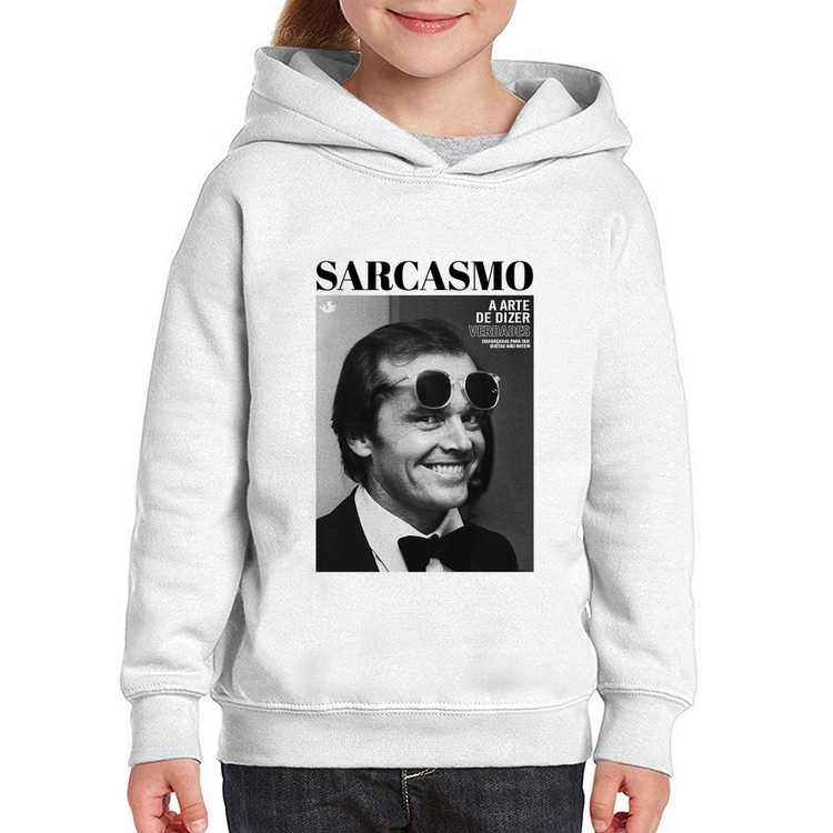 Moletom Infantil A arte do sarcasmo