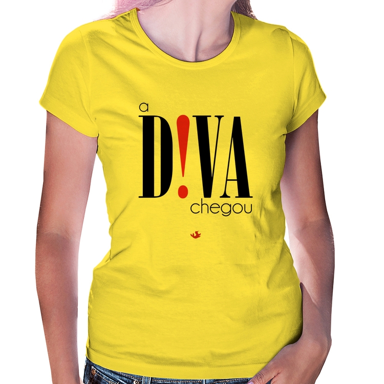 Baby Look A Diva Chegou - Amarela