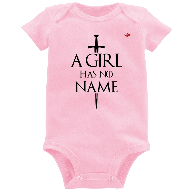 Body Bebê A girl has no name - Rosa Bebê