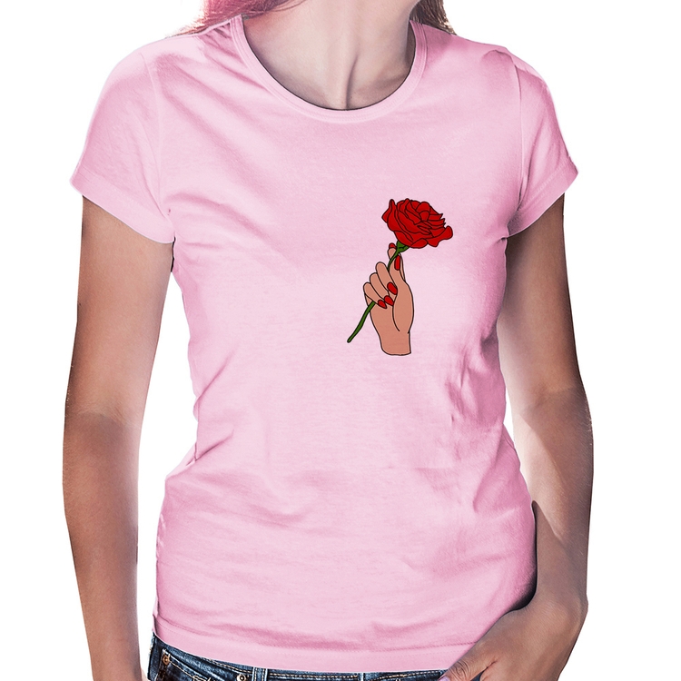 Baby Look A Rose for you - Rosa Bebê