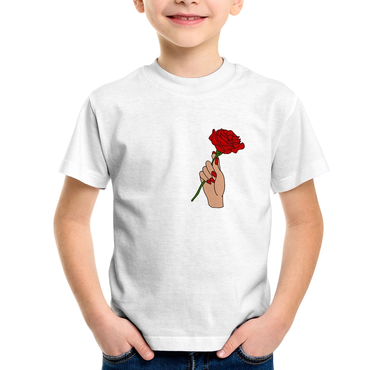 Camiseta Infantil A Rose for you