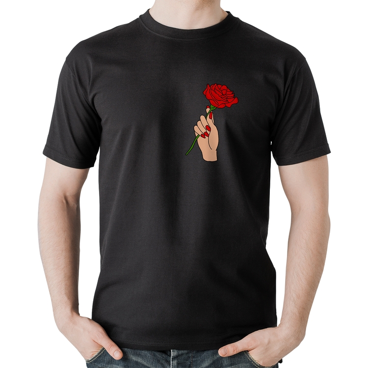 Camiseta Algodão A Rose for you