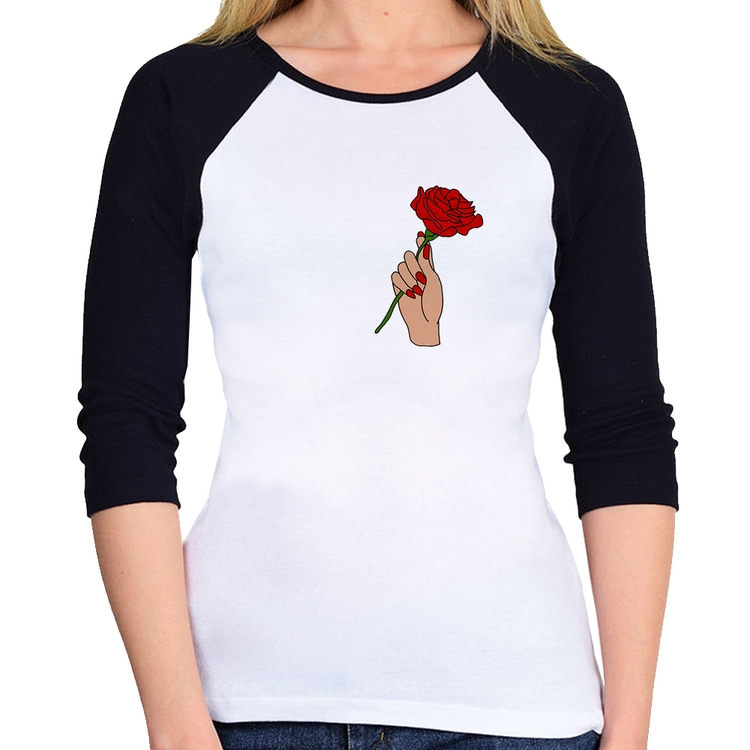 Baby Look Raglan A Rose for you Manga 3/4