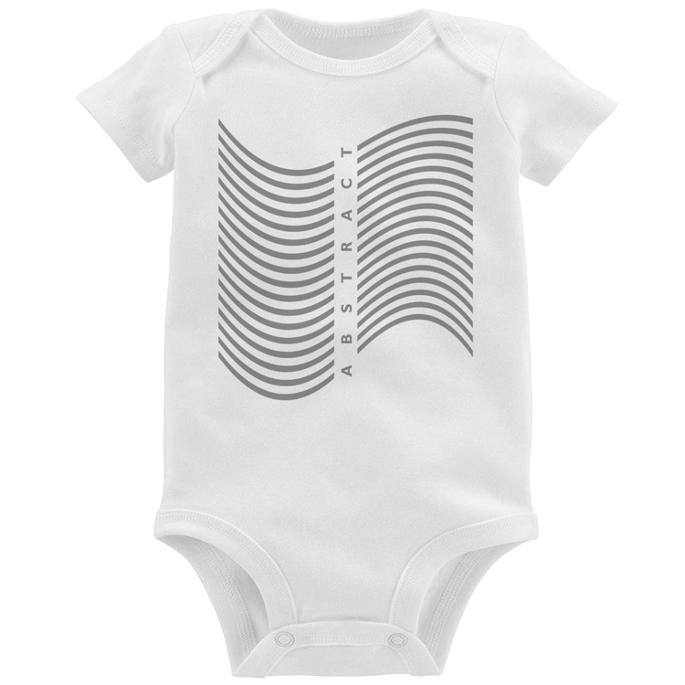 Body Bebê Abstract Waves