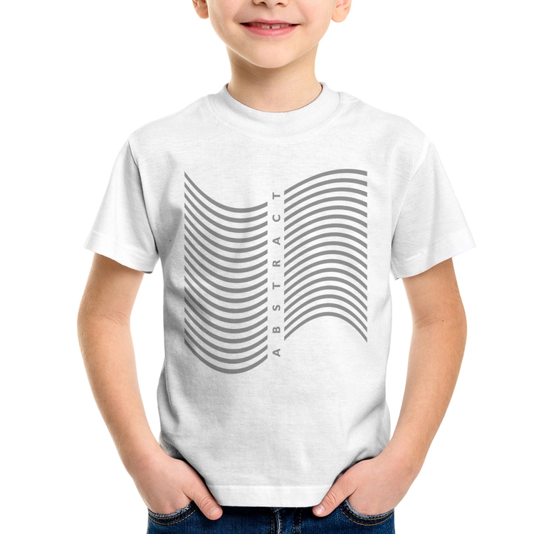 Camiseta Infantil Abstract Waves