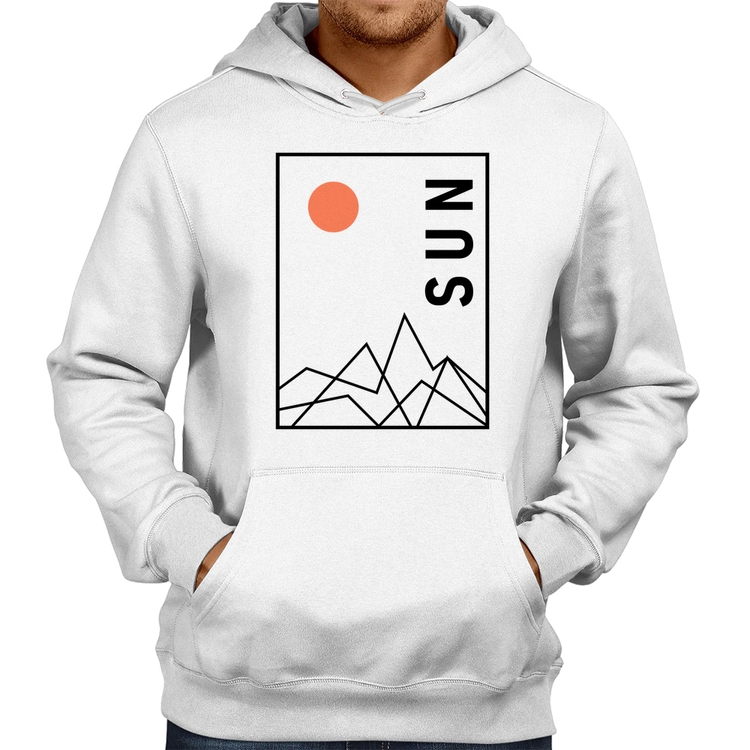 Moletom Abstract Sun - Branco