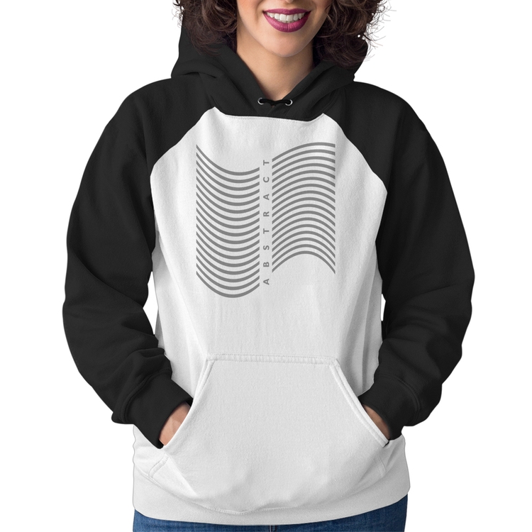 Moletom Feminino Abstract Waves