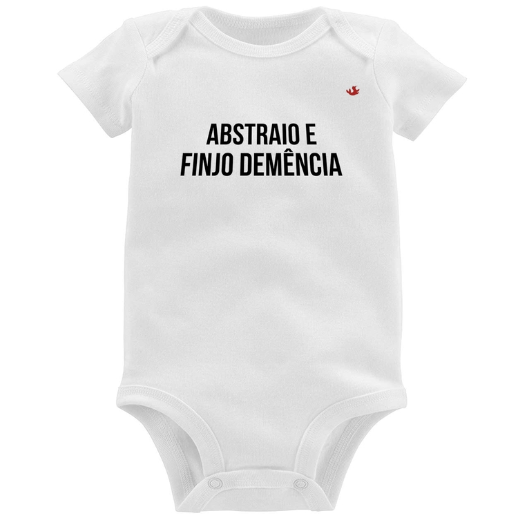 Body Bebê Abstraio e finjo demência