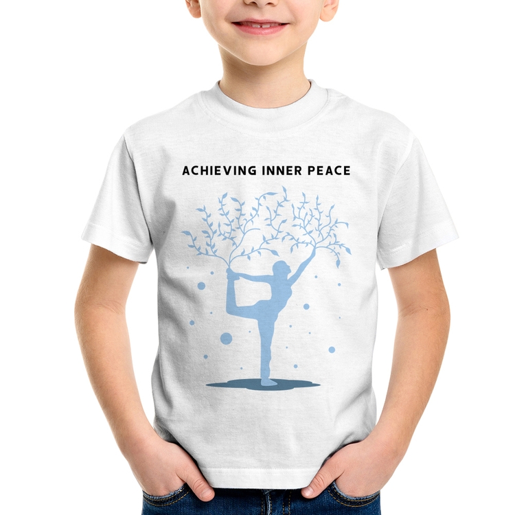 Camiseta Infantil Achieving Inner Peace