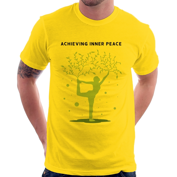 Camiseta Achieving Inner Peace - Amarela