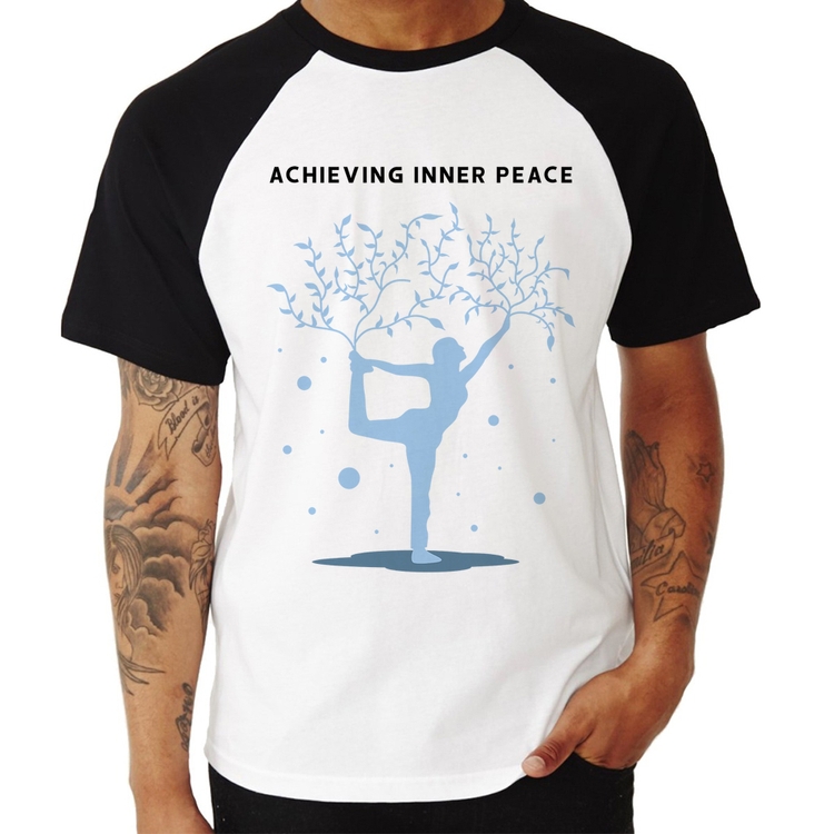Camiseta Raglan Achieving Inner Peace