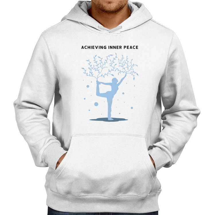 Moletom Achieving Inner Peace - Branco