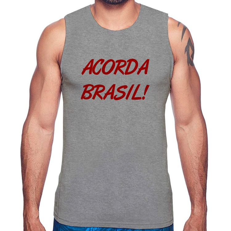 Regata Acorda Brasil - Cinza