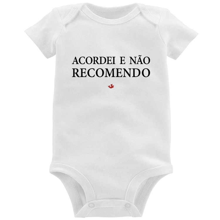 Body Bebê Acordei e não recomendo