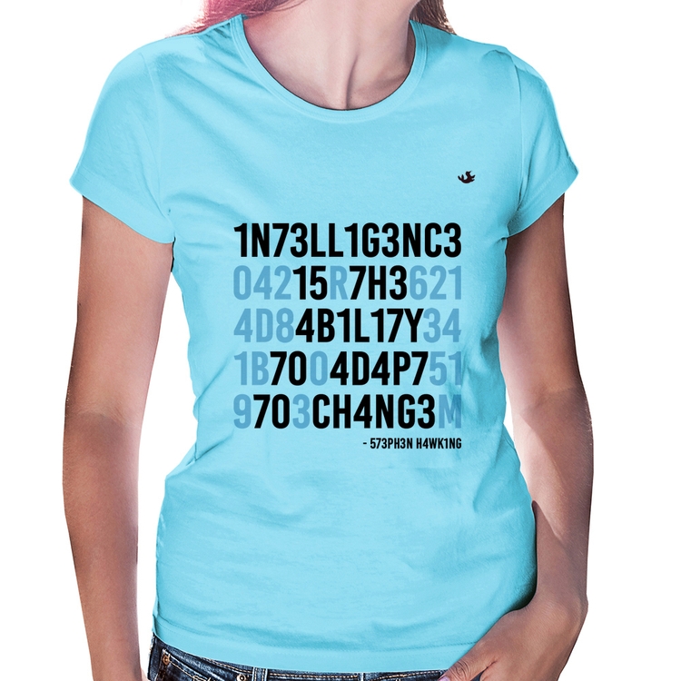 Baby Look Adapt to change - Azul Bebê