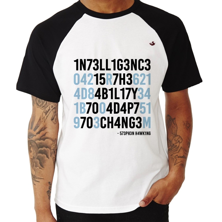 Camiseta Raglan Adapt to change