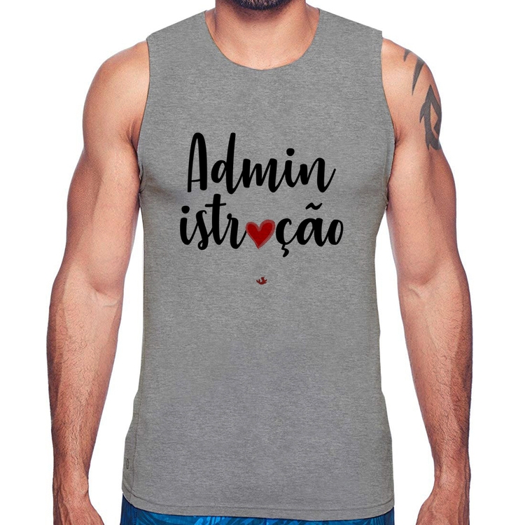 Regata Administração por amor - Cinza