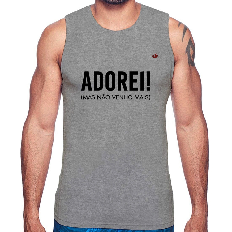Regata Adorei! Mas não venho mais - Cinza